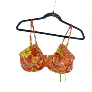 Sanctuary Swim Women’s DD Mango Bikini Top, with Padding , NWT